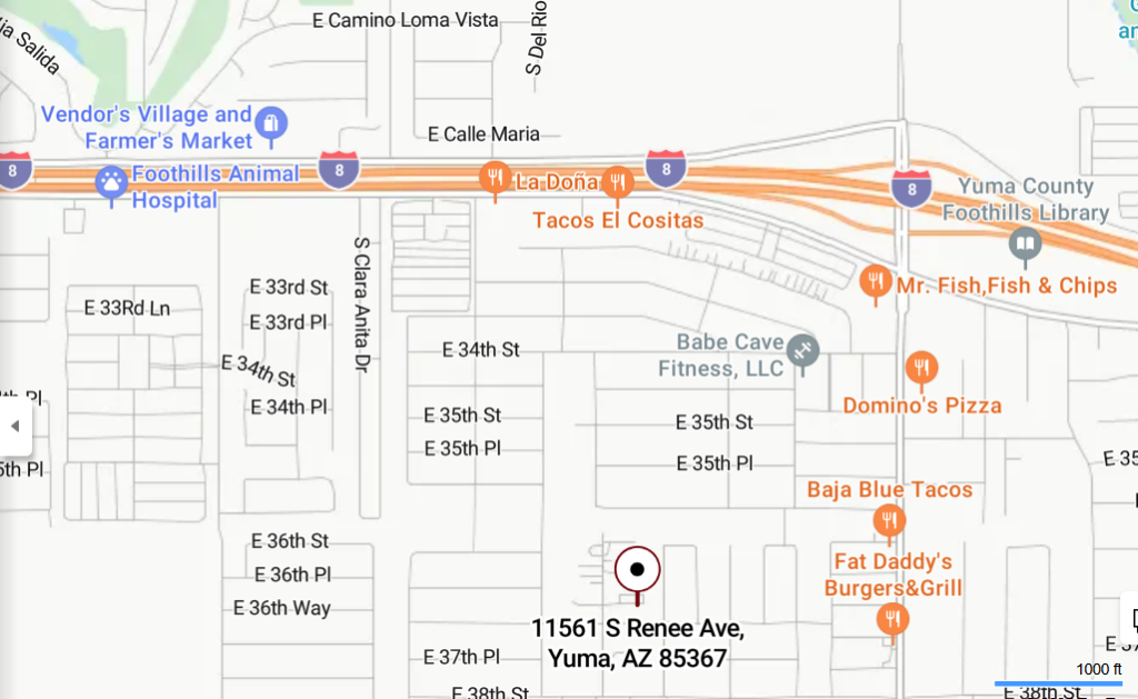 Desert Oasis RV Haven Location